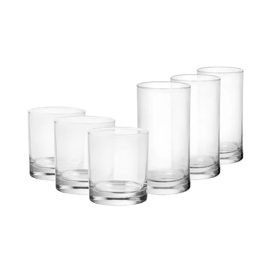 Tennyson Minimalist 12-Piece Glass Set