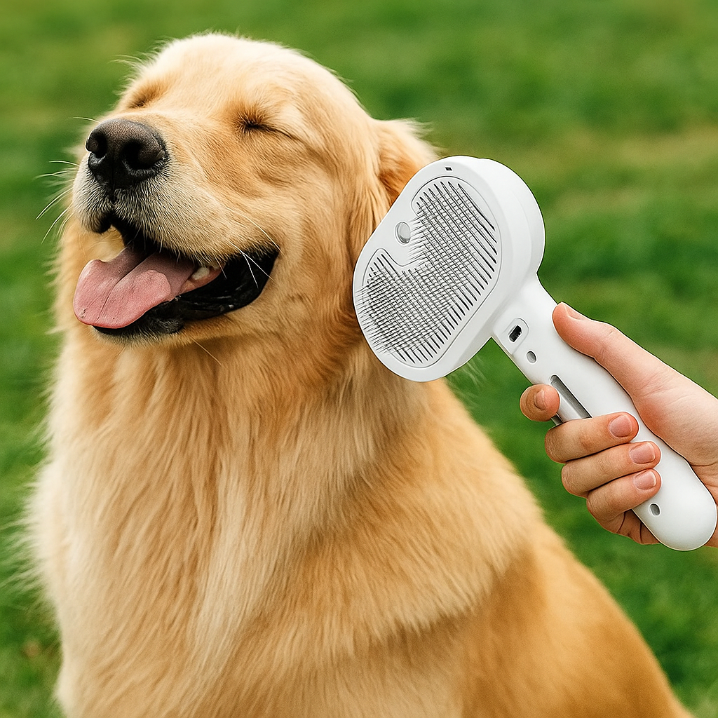 3 in 1 Cat Steam Brush Cat Hair Brush Pet Brush Pet Hair Cleaning Brush Comb for Shedding & Grooming for Cats Dogs Small Animals