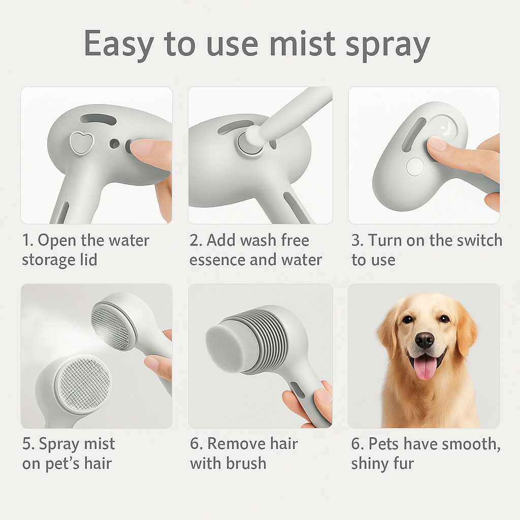 Pet Mist –– Gentle Steam for Fur and Comfort