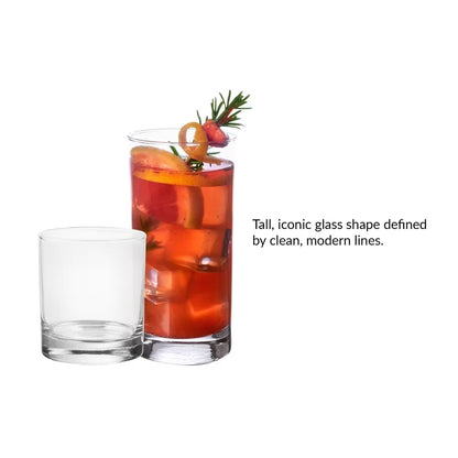 Tennyson Minimalist 12-Piece Glass Set